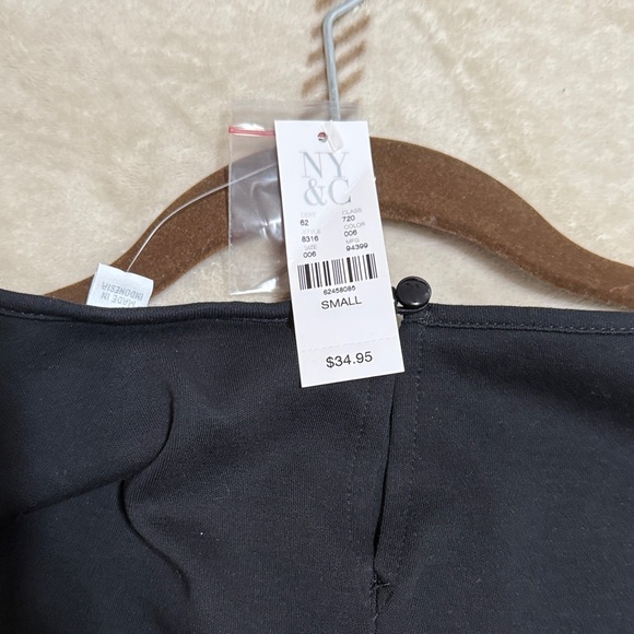 NWT New York & Company Classic Black Mini Dress - Picture 5 of 5